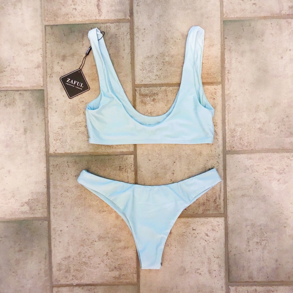 Turquoise ZAFUL Bikini